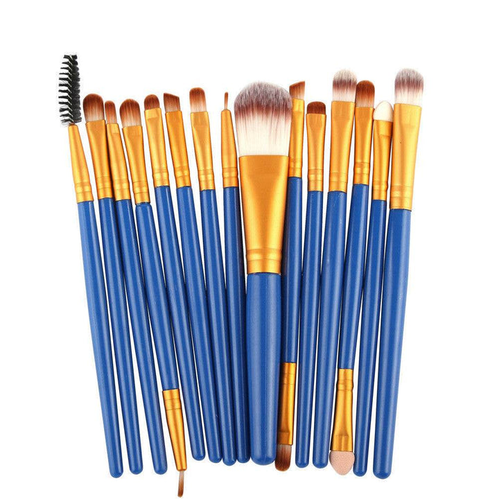 Set Of 15 Makeup Brushes - ZEYTONCART