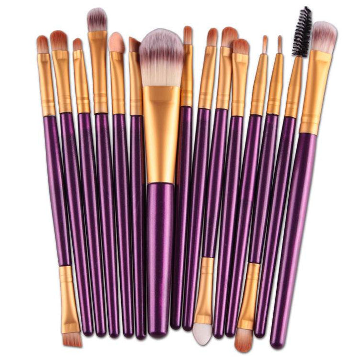 Set Of 15 Makeup Brushes - ZEYTONCART