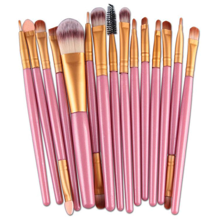 Set Of 15 Makeup Brushes - ZEYTONCART