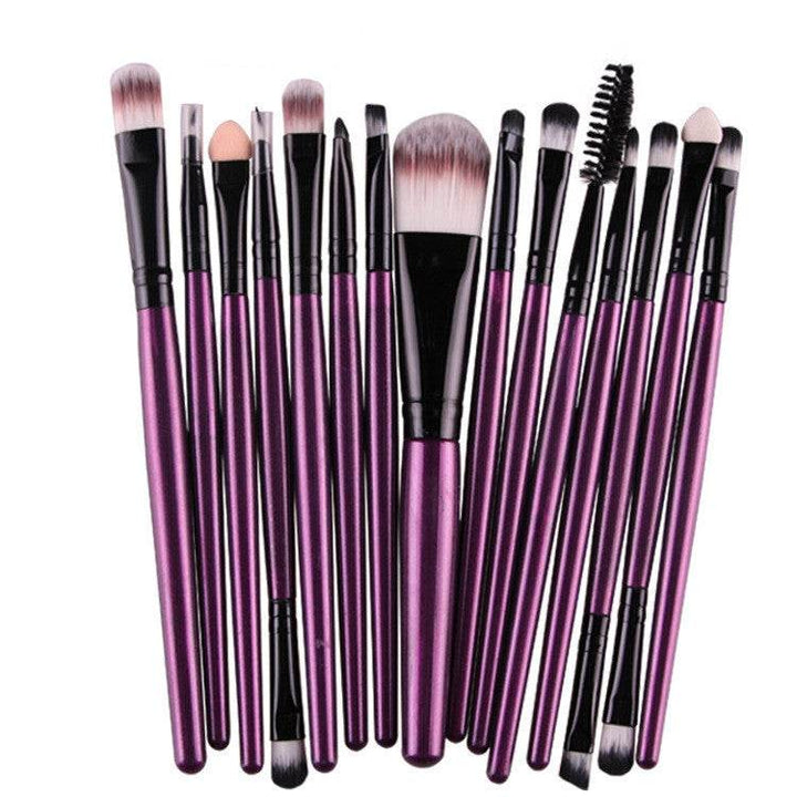 Set Of 15 Makeup Brushes - ZEYTONCART