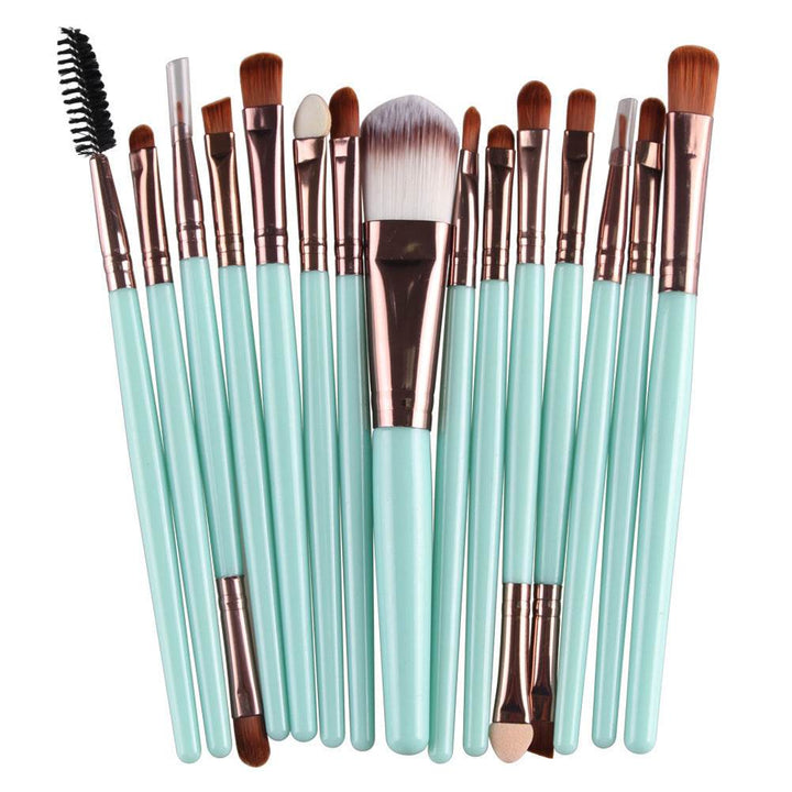 Set Of 15 Makeup Brushes - ZEYTONCART