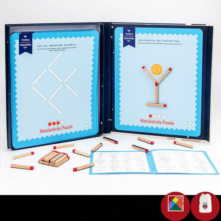 Thinking Match Montessori Children's Educational Toys Wooden Toys Early Education Toys - ZEYTONCART