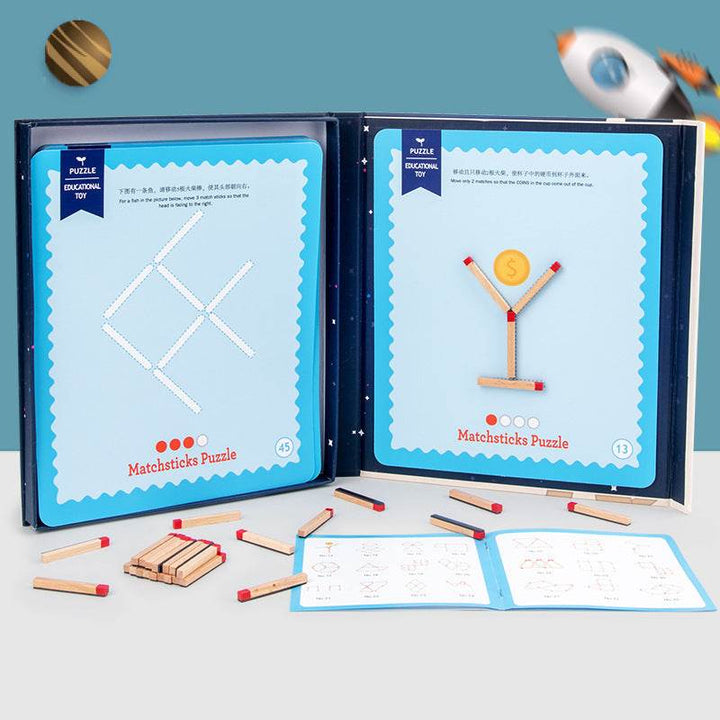 Thinking Match Montessori Children's Educational Toys Wooden Toys Early Education Toys - ZEYTONCART