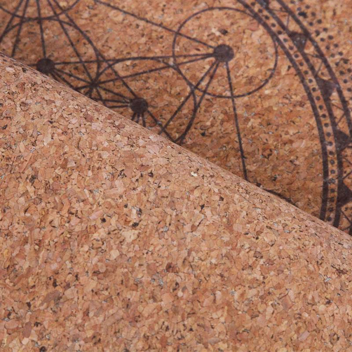 Natural Rubber Yoga Mat Cork Yoga Mat - ZEYTONCART