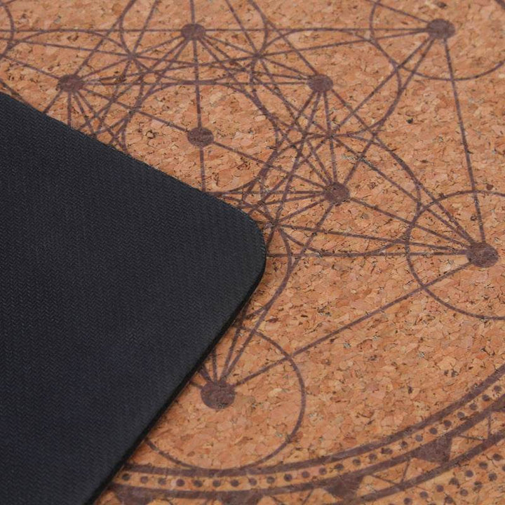 Natural Rubber Yoga Mat Cork Yoga Mat - ZEYTONCART