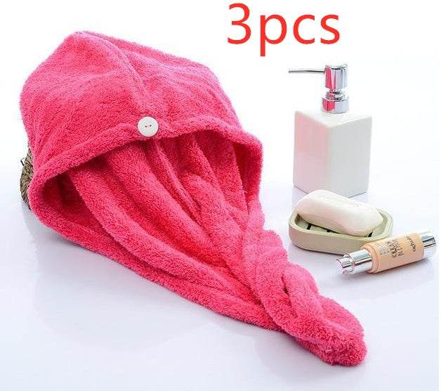 Women's Hair Dryer Cap, Absorbent Dry Hair Towel - ZEYTONCART