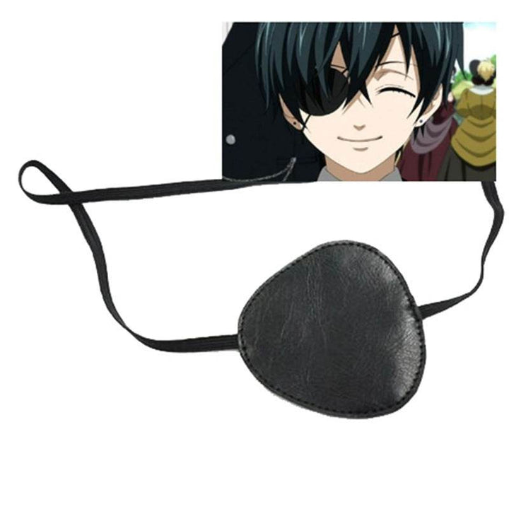 Black Pu Eye Mask Evangelion Asuka Eye Mask - ZEYTONCART