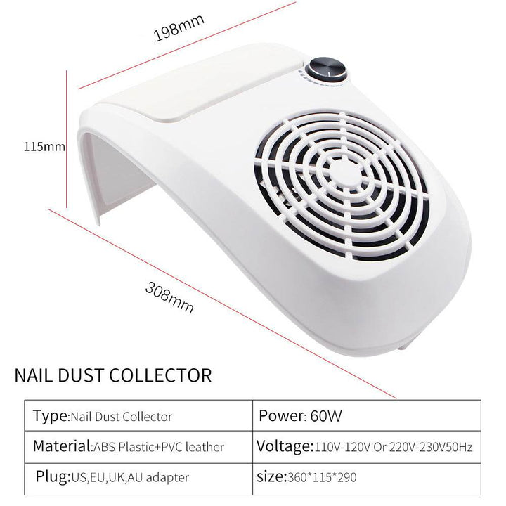 Nail Vacuum Cleaner Adjustable Speed Vacuum Cleaner - ZEYTONCART