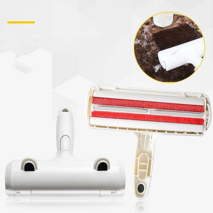 2-Way Pet Hair Remover Roller Lint Remove Brush Dog Cat Hair Clothes Carpet Cleaning Brush Fuzz Shaver - ZEYTONCART