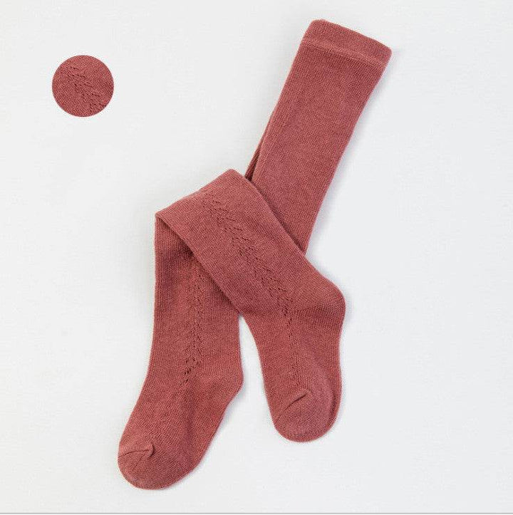 Children's Wear Hollow Tights Hole Tights Baby Tights Bottom - ZEYTONCART