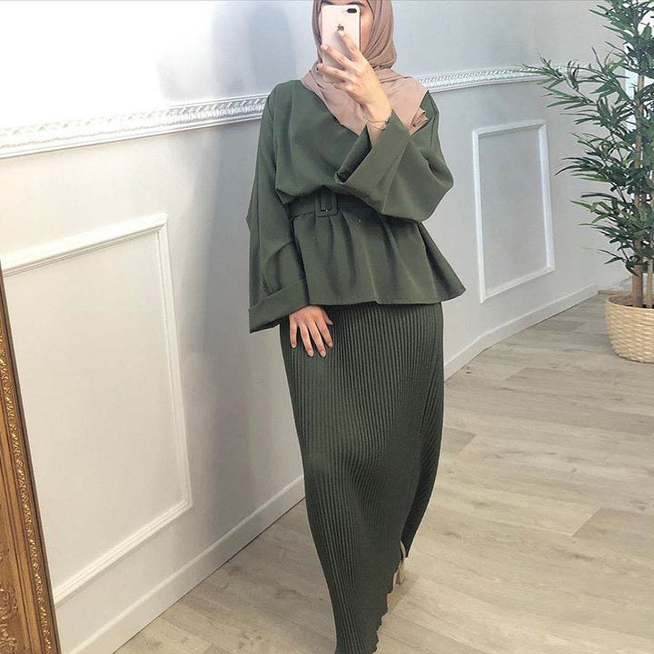 Ramadan Eid Mubarak Abaya Dubai Turkey Hijab Dress Muslim Se - ZEYTONCART