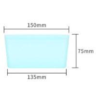 Reusable Clear Plastic Storage Cups - Set of 3 Sizes - ZEYTONCART
