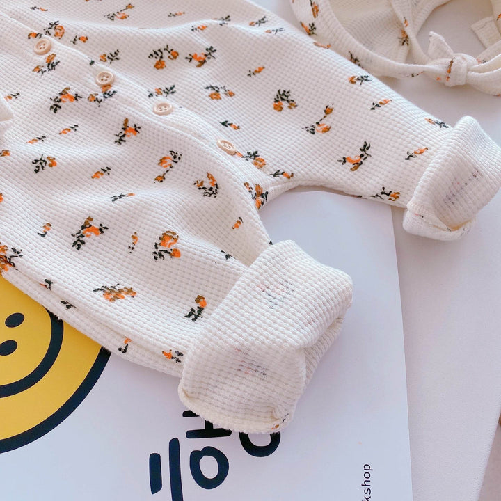 MILANCEL Summer New Baby Clothes Knitted Long Sleeves Toddle Romper Simple Casual Infant Outfit - ZEYTONCART