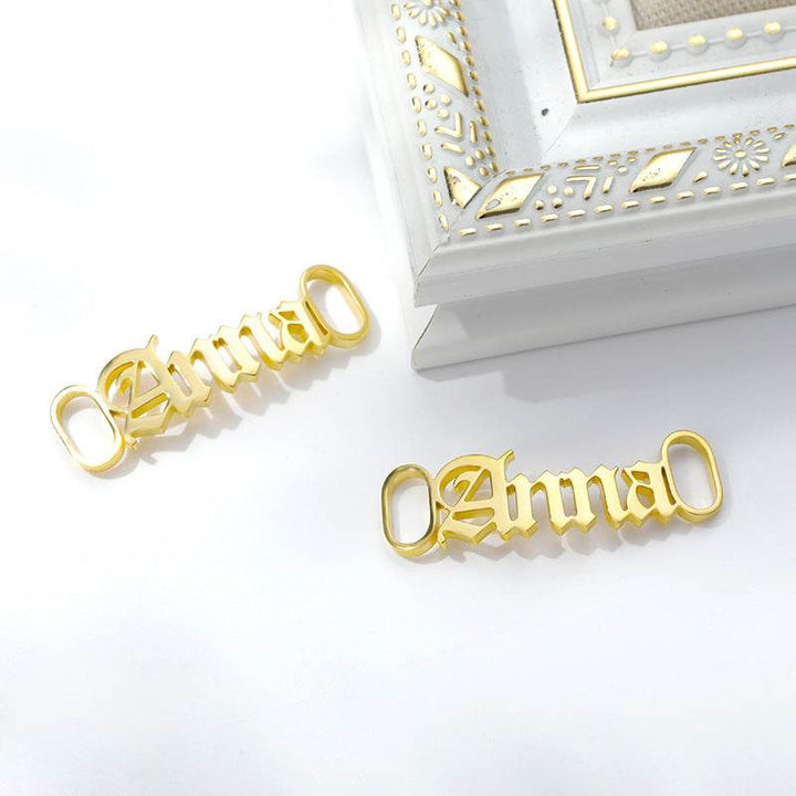 Custom Sneakers Tag for Women Men Stainless Steel Personalized Shoes Buckle - ZEYTONCART