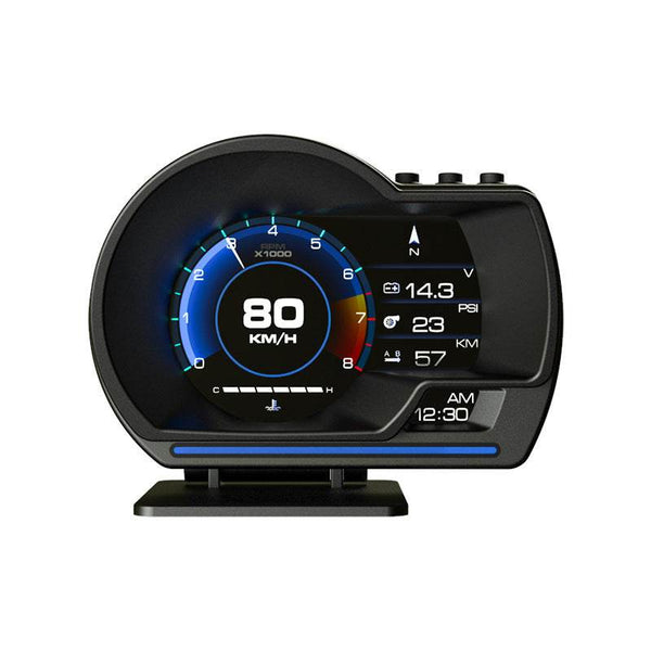 Head-up Display Gps High-definition Speed Water Temperature Turbine Monitoring - ZEYTONCART