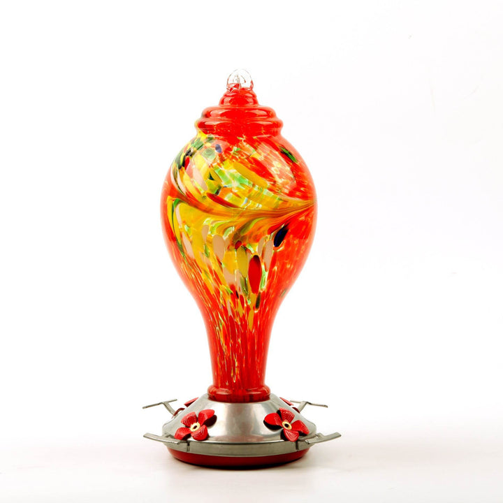 Factory Direct Hummingbird Water Feeder Bird Feeder Anti-Ant Hook Stained Glass Feeder - ZEYTONCART