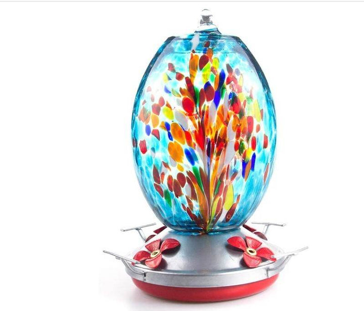 Factory Direct Hummingbird Water Feeder Bird Feeder Anti-Ant Hook Stained Glass Feeder - ZEYTONCART