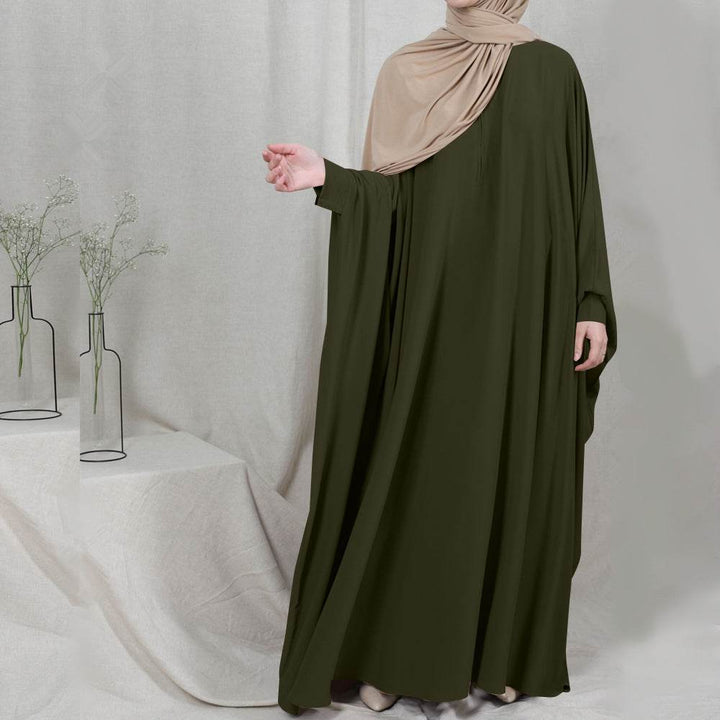 Eid Hooded Muslim Women Hijab Dress Prayer Garment Jilbab Abaya Long Khimar Full Cover Ramadan Gown Abayas Islamic Clothes Niqab - ZEYTONCART