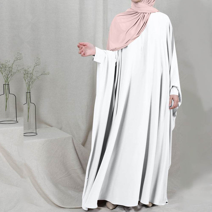 Eid Hooded Muslim Women Hijab Dress Prayer Garment Jilbab Abaya Long Khimar Full Cover Ramadan Gown Abayas Islamic Clothes Niqab - ZEYTONCART
