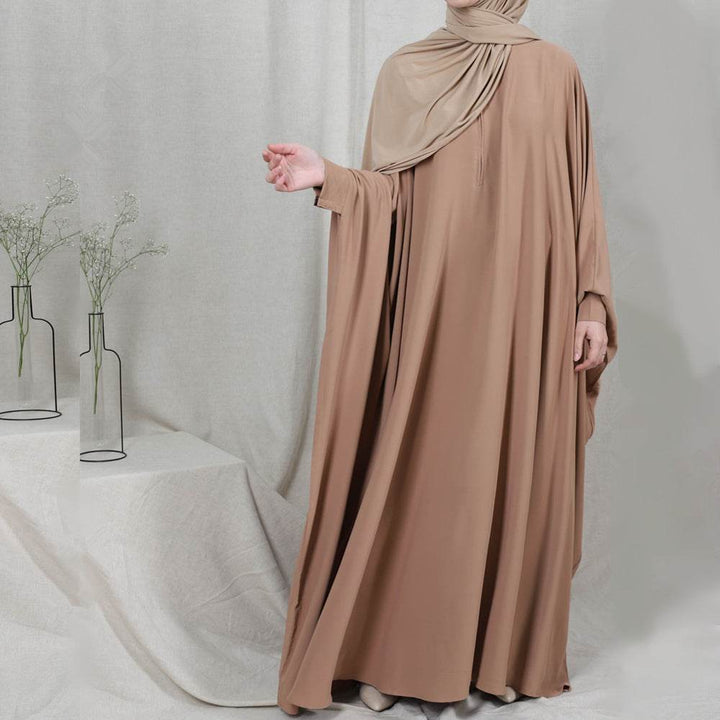 Eid Hooded Muslim Women Hijab Dress Prayer Garment Jilbab Abaya Long Khimar Full Cover Ramadan Gown Abayas Islamic Clothes Niqab - ZEYTONCART