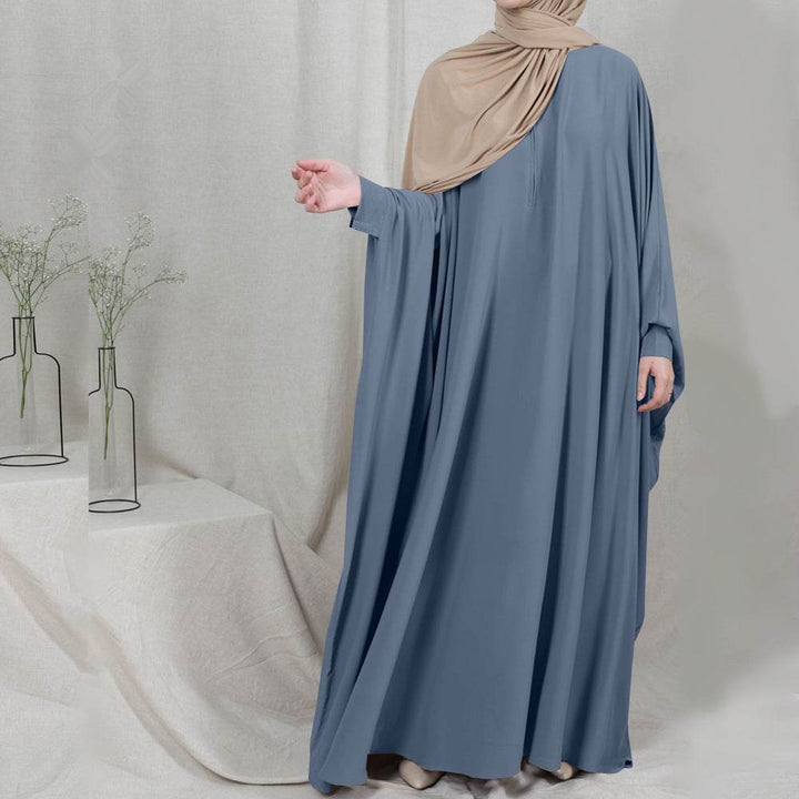 Eid Hooded Muslim Women Hijab Dress Prayer Garment Jilbab Abaya Long Khimar Full Cover Ramadan Gown Abayas Islamic Clothes Niqab - ZEYTONCART