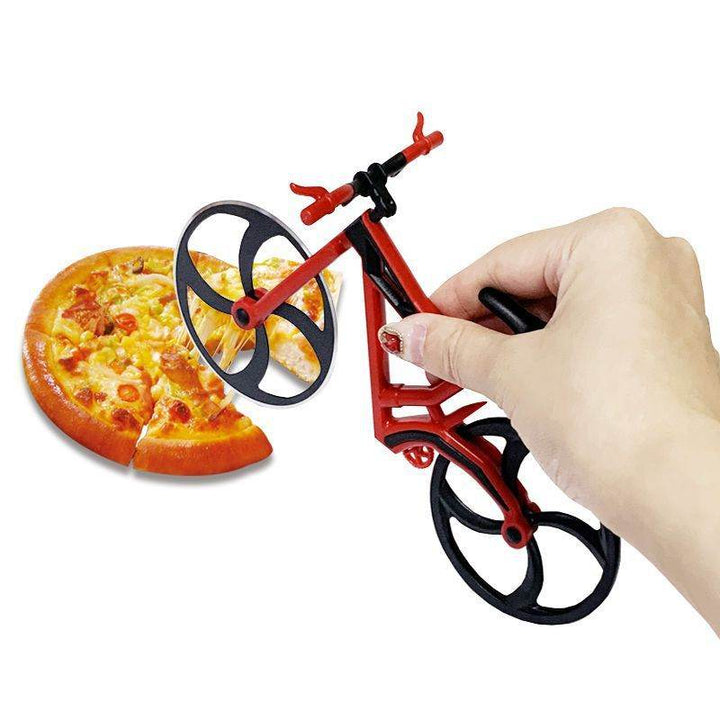 Color Boxed Stainless Steel Bicycle Pizza Cutter, Pizza Cutter, Cake Wheel, Fruit Cutter, Baking Tools - ZEYTONCART