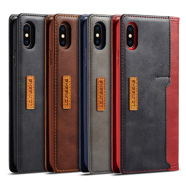 Wallet Leather Case Creative Retro Card Protective Cover - ZEYTONCART