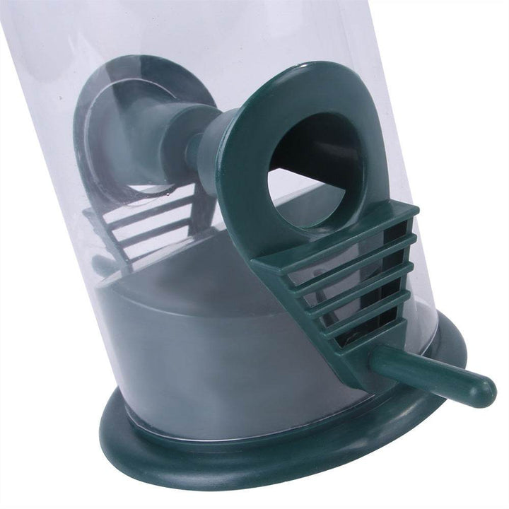 Pet Bird Feeder Feed Station Hanging Garden Plastic Birds Food Dispenser Feeders Outdoor Tree Garden Decoration - ZEYTONCART