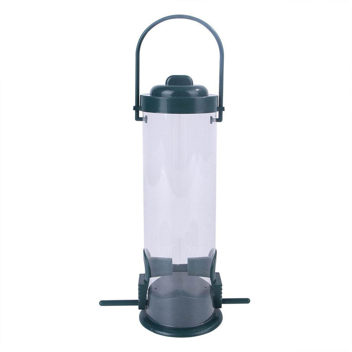 Pet Bird Feeder Feed Station Hanging Garden Plastic Birds Food Dispenser Feeders Outdoor Tree Garden Decoration - ZEYTONCART