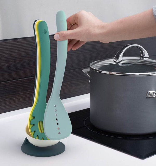 6Pcs Non-stick Cookware Set Heat Resistant Kitchenware Soup Spoon Spatula Baking Tools Cooking Tools Set Kitchen Supplies - ZEYTONCART