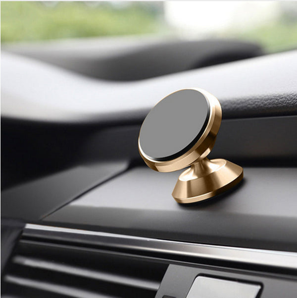 New Magnetic Suction Air Outlet Bracket Car Air Conditioner Magnetic Iron Air Outlet Mobile Phone Accessories Prism Bracket - ZEYTONCART