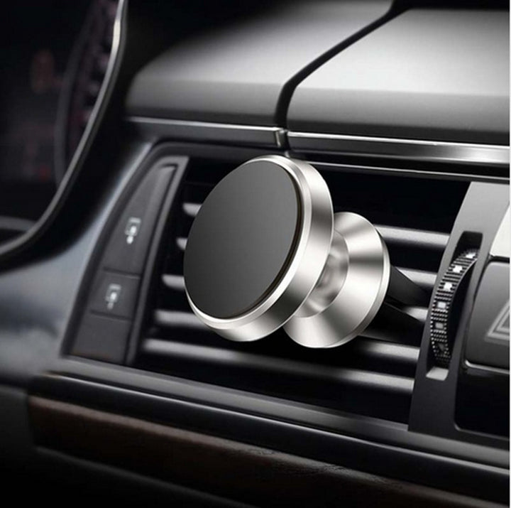 New Magnetic Suction Air Outlet Bracket Car Air Conditioner Magnetic Iron Air Outlet Mobile Phone Accessories Prism Bracket - ZEYTONCART