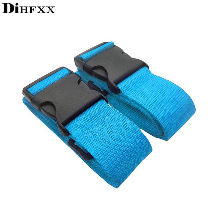7 Colors Adjustable Nylon Lock Travel Luggage Straps Belt Protective Travel Accessories Suitcase Packing Belt - ZEYTONCART