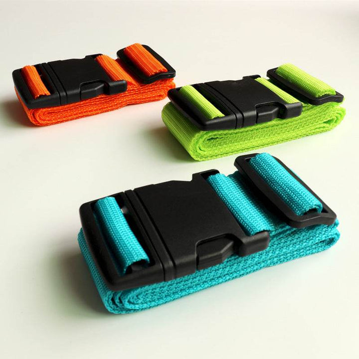 7 Colors Adjustable Nylon Lock Travel Luggage Straps Belt Protective Travel Accessories Suitcase Packing Belt - ZEYTONCART