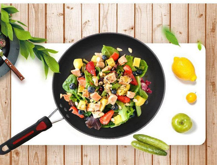 Factory Direct Sale Cookware Set Hao Li Three-Piece Cookware Non-Stick Pan Wok Soup Pot Frying Pan Gift Set Wholesale - ZEYTONCART