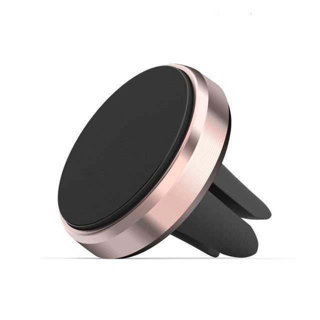 New Magnetic Suction Air Outlet Bracket Car Air Conditioner Magnetic Iron Air Outlet Mobile Phone Accessories Prism Bracket - ZEYTONCART