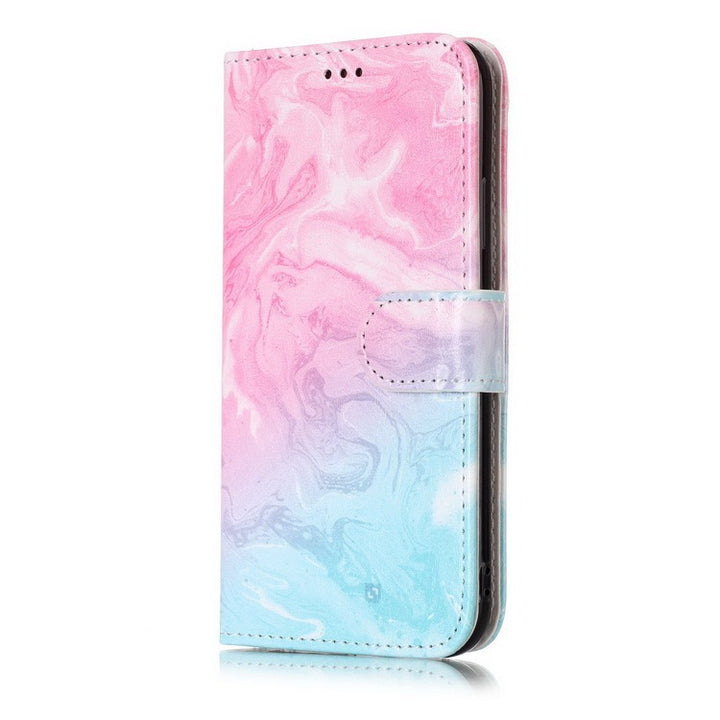 Compatible with Apple, Marble Flip Wallet Case for iPhone 11 Pro max 12 X Xs max XR 7 8 6 6S plus Book Style Phone Case 3D Vision Leather Cases Coque - ZEYTONCART