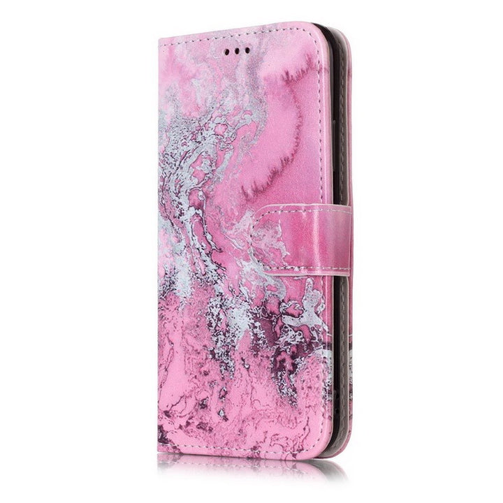 Compatible with Apple, Marble Flip Wallet Case for iPhone 11 Pro max 12 X Xs max XR 7 8 6 6S plus Book Style Phone Case 3D Vision Leather Cases Coque - ZEYTONCART