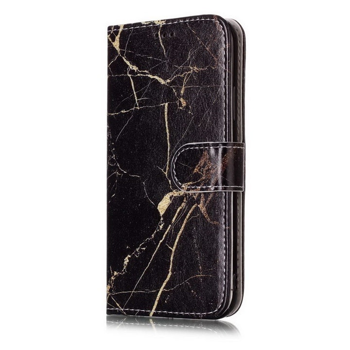 Compatible with Apple, Marble Flip Wallet Case for iPhone 11 Pro max 12 X Xs max XR 7 8 6 6S plus Book Style Phone Case 3D Vision Leather Cases Coque - ZEYTONCART