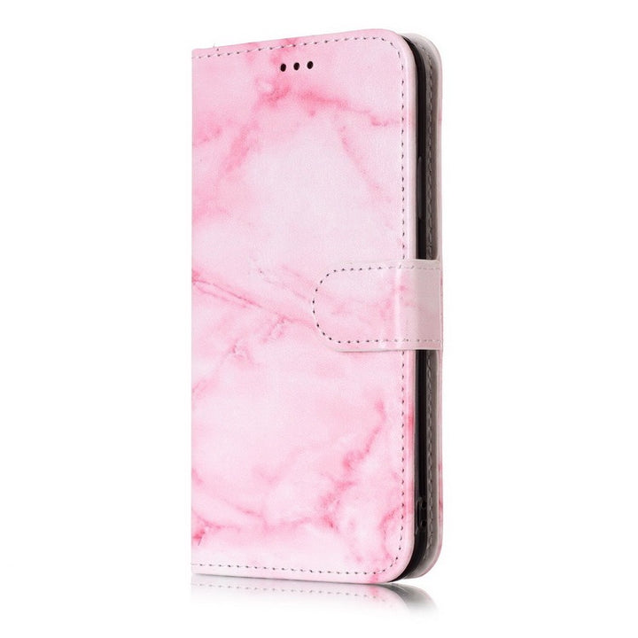 Compatible with Apple, Marble Flip Wallet Case for iPhone 11 Pro max 12 X Xs max XR 7 8 6 6S plus Book Style Phone Case 3D Vision Leather Cases Coque - ZEYTONCART
