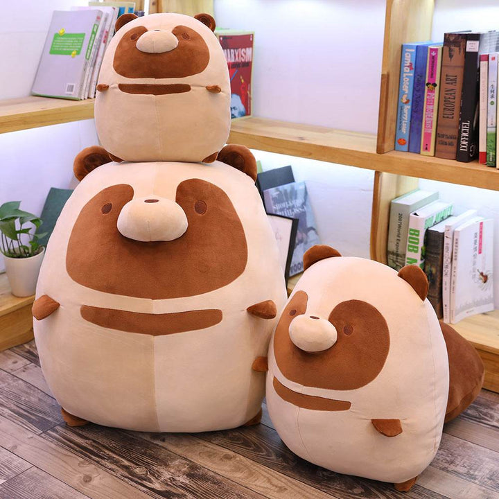New anime cartoon raccoon and fox plush toys cute pillow peluche baby toy soft padded cushion stuffed animals home decor - ZEYTONCART