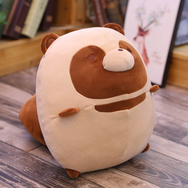New anime cartoon raccoon and fox plush toys cute pillow peluche baby toy soft padded cushion stuffed animals home decor - ZEYTONCART