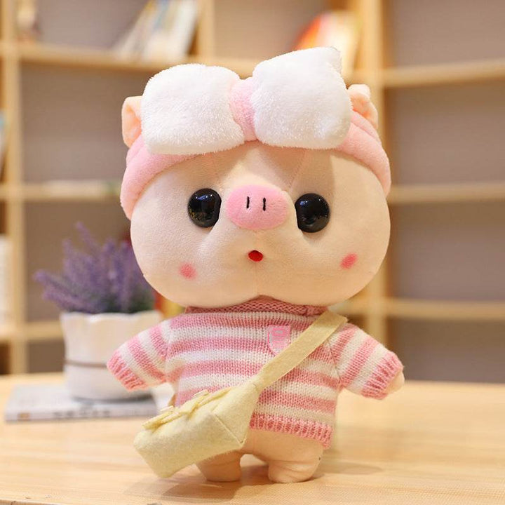 30cm Cartoon Dress Up Pig Cosplay Plush Toys Stuffed Cute Animals Doll Soft Pillow - ZEYTONCART