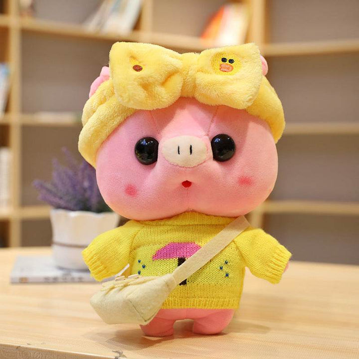 30cm Cartoon Dress Up Pig Cosplay Plush Toys Stuffed Cute Animals Doll Soft Pillow - ZEYTONCART