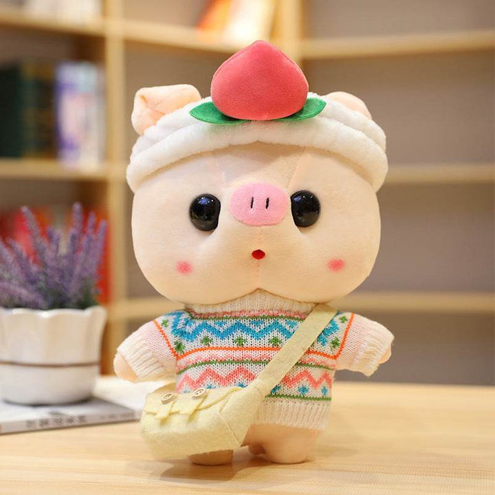 30cm Cartoon Dress Up Pig Cosplay Plush Toys Stuffed Cute Animals Doll Soft Pillow - ZEYTONCART