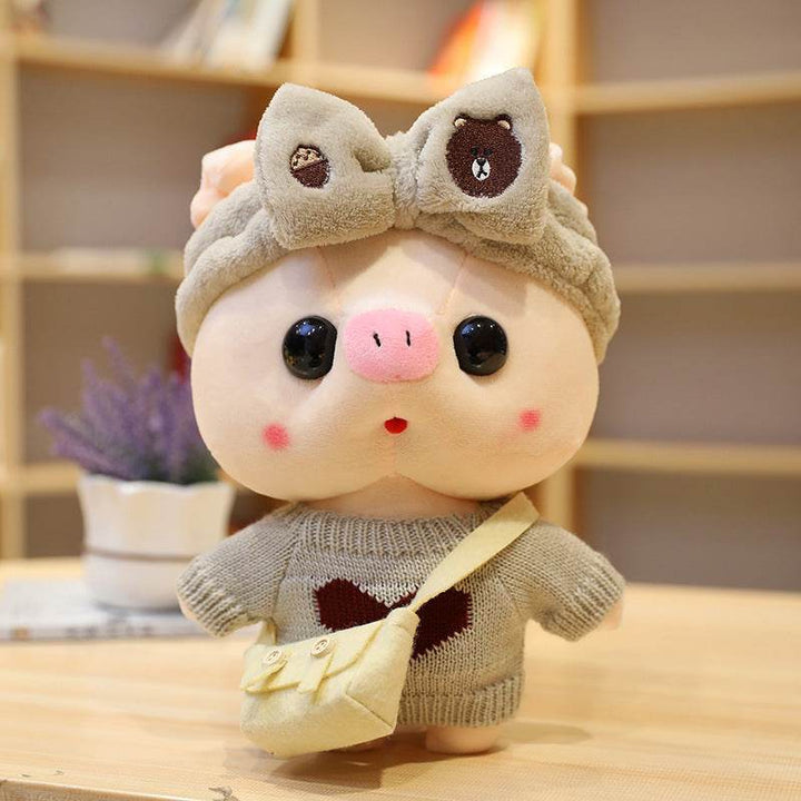 30cm Cartoon Dress Up Pig Cosplay Plush Toys Stuffed Cute Animals Doll Soft Pillow - ZEYTONCART