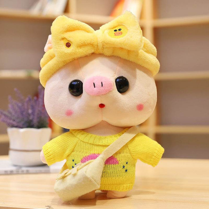 30cm Cartoon Dress Up Pig Cosplay Plush Toys Stuffed Cute Animals Doll Soft Pillow - ZEYTONCART