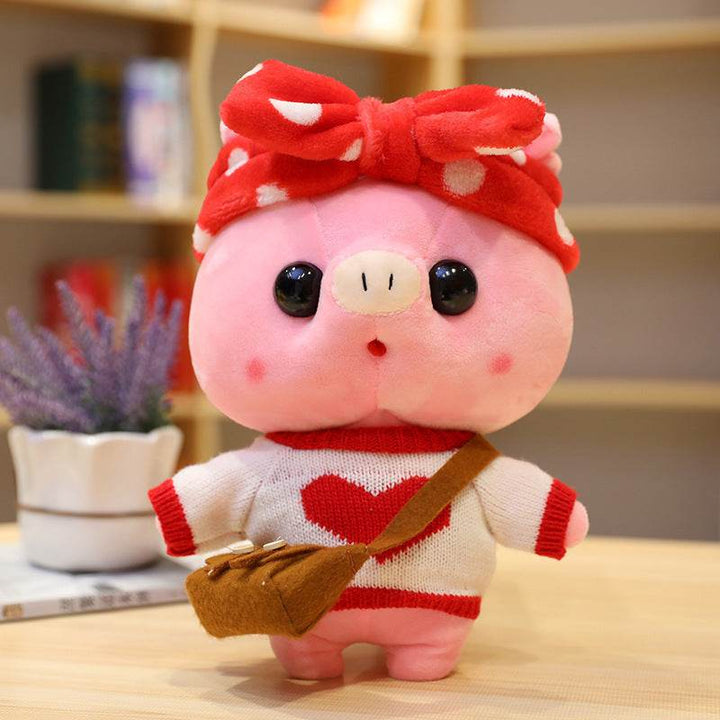 30cm Cartoon Dress Up Pig Cosplay Plush Toys Stuffed Cute Animals Doll Soft Pillow - ZEYTONCART
