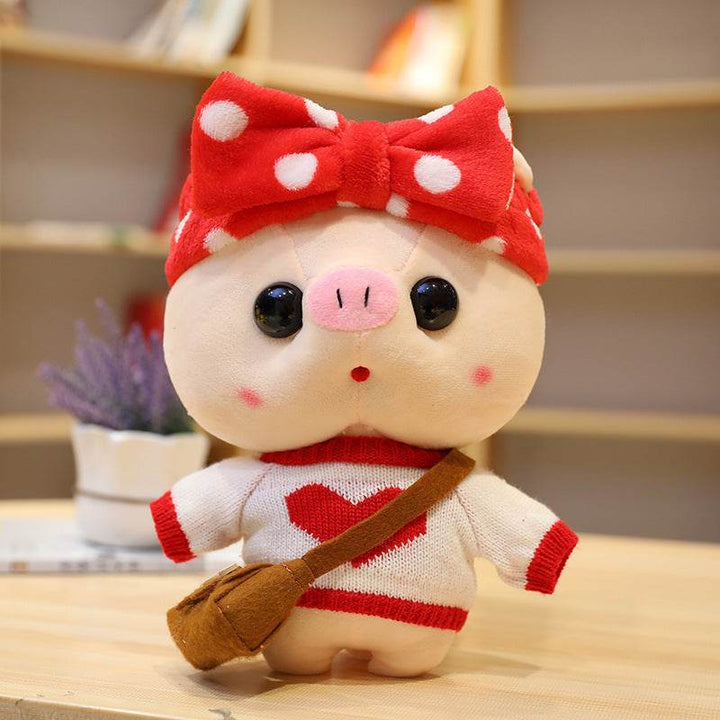 30cm Cartoon Dress Up Pig Cosplay Plush Toys Stuffed Cute Animals Doll Soft Pillow - ZEYTONCART