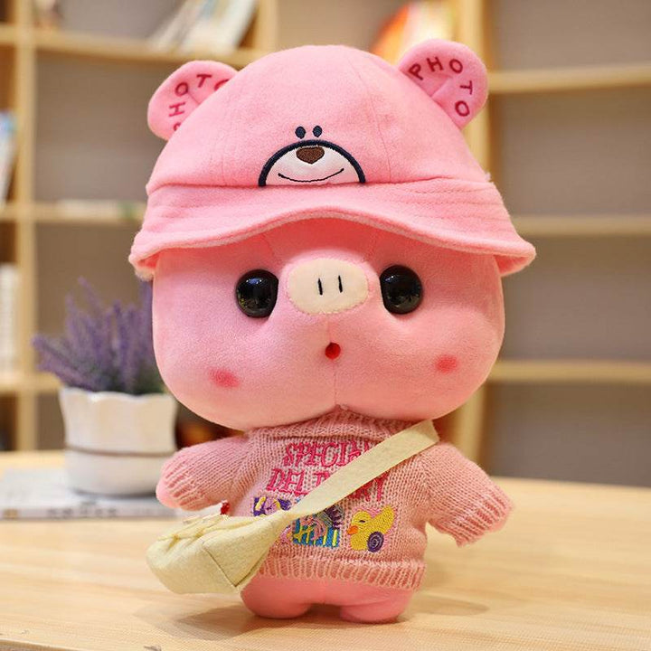 30cm Cartoon Dress Up Pig Cosplay Plush Toys Stuffed Cute Animals Doll Soft Pillow - ZEYTONCART